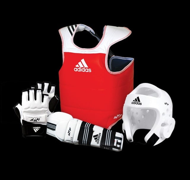 Taekwondo Sparring Set - Custom Logo Protection Gear - View #8